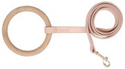 Pet Life 'Ever-Craft' Boutique Series Beechwood and Leather Designer Dog Leash