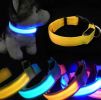 Pet Dog Nylon Safety Collar LED Light Puppy Necklace Dog Accessories